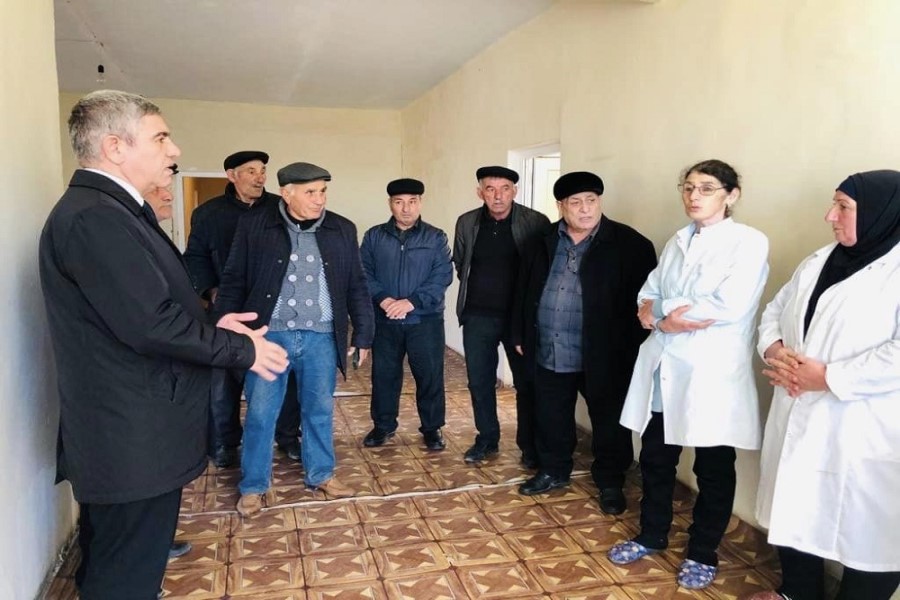 Deputat 2600 nəfərdən artıq sakinə xidmət göstərən yararsız tibb məntəqəsinə baş çəkib