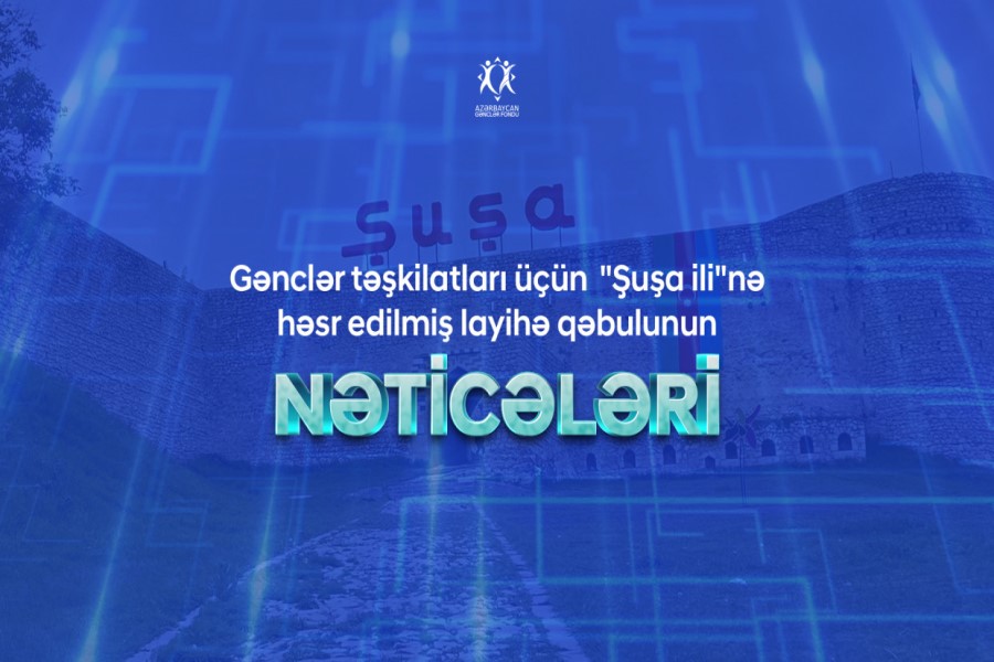 Fond "Şuşa İli” qrant müsabiqəsində qalib olan QHT-lərin adlarını AÇIQLAMADI