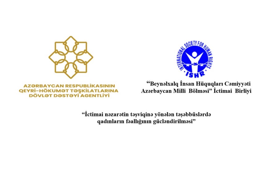 “İctimai nəzarətin təşviqinə yönələn təşəbbüslərdə qadınların fəallığının gücləndirilməsi” layihəsinin icrasına başlanıb