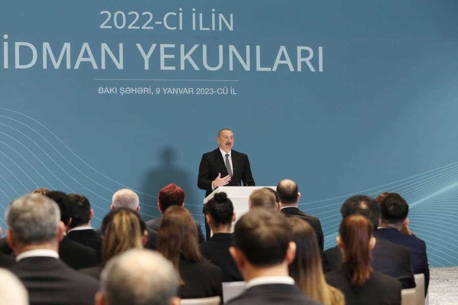 İlham Əliyev ötən ilin idman yekunlarına həsr olunmuş mərasimdə iştirak edib - FOTO +VİDEO