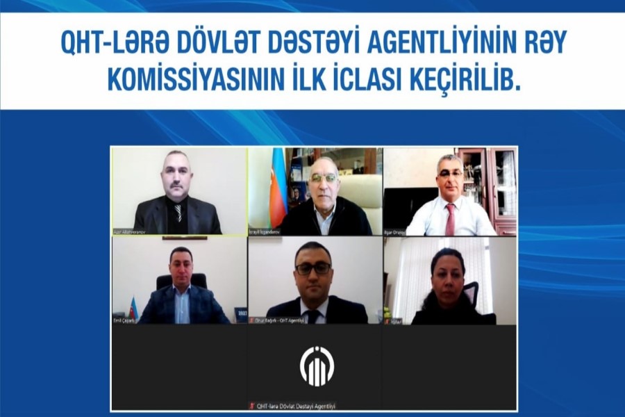 QHT-lərə Dövlət Dəstəyi Agentliyinin Rəy Komissiyasının ilk iclası keçirilib