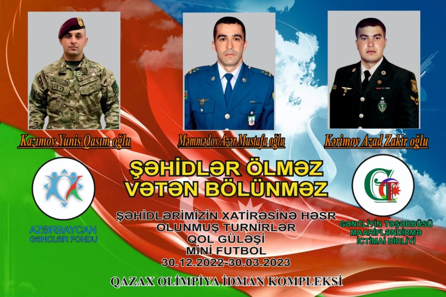 “Gəncliyin Təşəbbüsü” Maarifləndirmə İB “Şəhidlər Ölməz Vətən Bölünməz” layihəsinin icrasında başlayıb