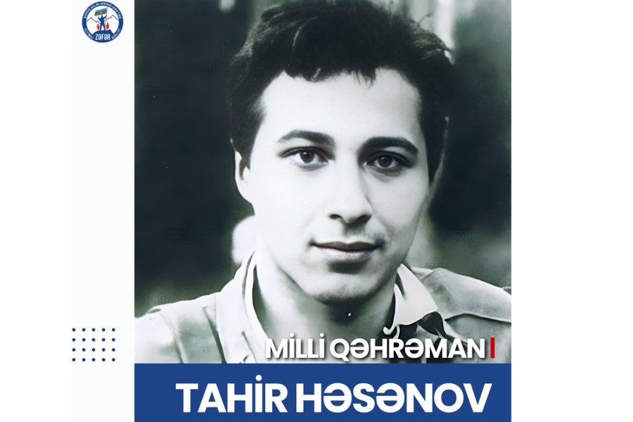Azərbaycanın Milli Qəhrəmanı - şəhid Tahir Həsənovun anım günüdür
