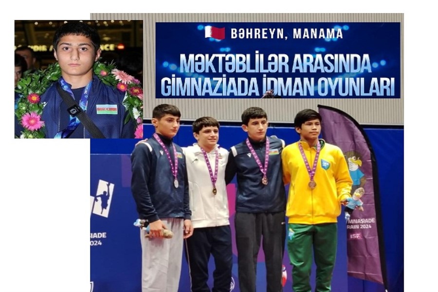Masallı pəhləvanı Gimnaziadanın gümüş mükafatçısıdır