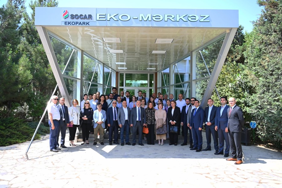 SOCAR-ın "Eko park"ında QHT nümayəndələri ilə görüş keçirilib - FOTOLAR