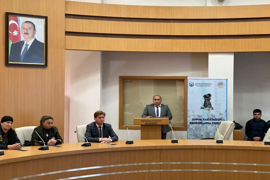 “Zəfər tariximizin regionlarda təbliği” layihəsi çərçivəsində Zaqatala rayonunda tədbir keçirilib - FOTO