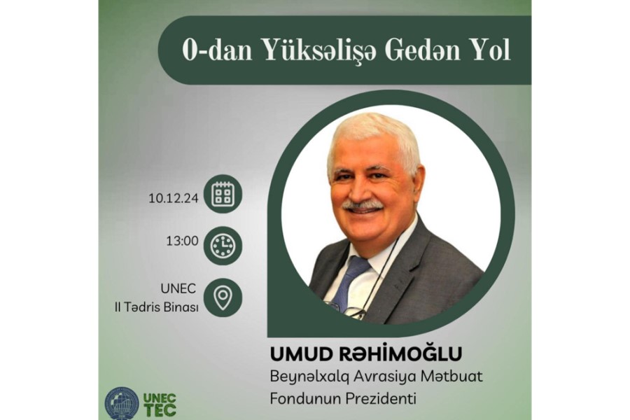 UNEC-də “0-dan yüksəlişə gedən yol” seminarı keçirilib - FOTOLAR