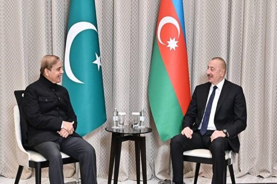 İlham Əliyev Şahbaz Şəriflə görüşdü