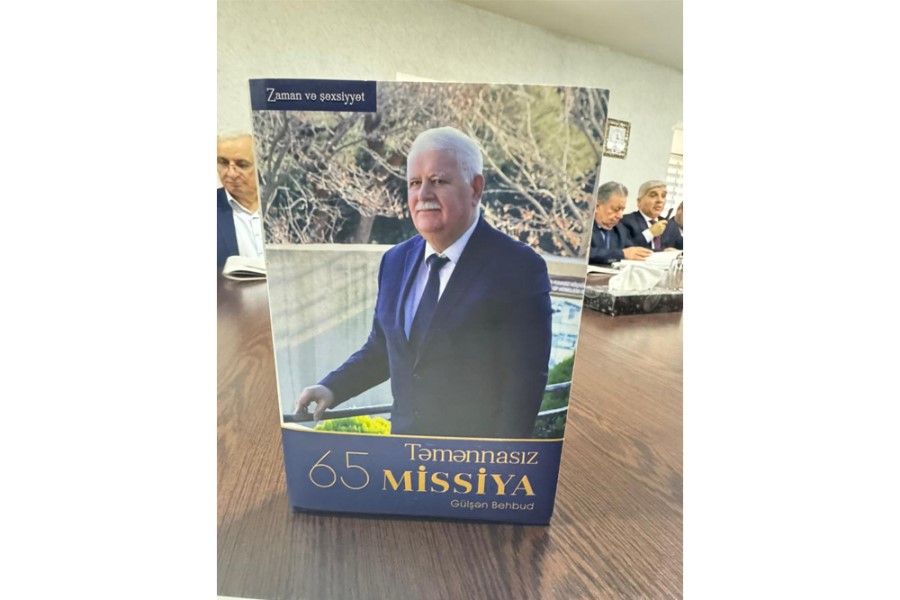 “Təmənnasız missiya” kitabı işıq üzü görüb