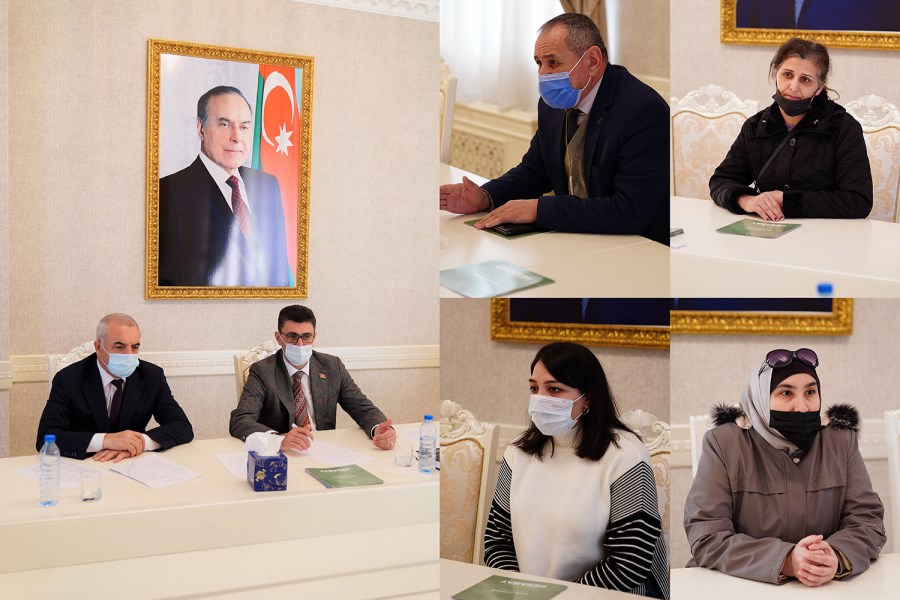 Şahin Seyidzadə Abşeron rayonunda fərdi vətəndaş qəbulu keçirib - FOTOLAR