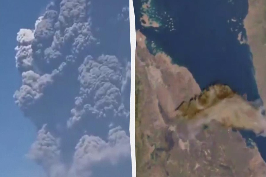 Afrikada min illərdir səssiz qalan vulkan oyanaraq 14 km hündürlüyə kül səpdi