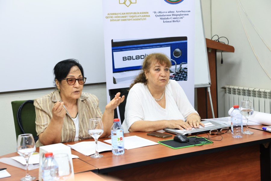 Lənkəranda “Bələdiyyə fəaliyyətinin genişləndirilməsi” layihəsi çərçivəsində növbəti təlim keçirildi - FOTOLAR