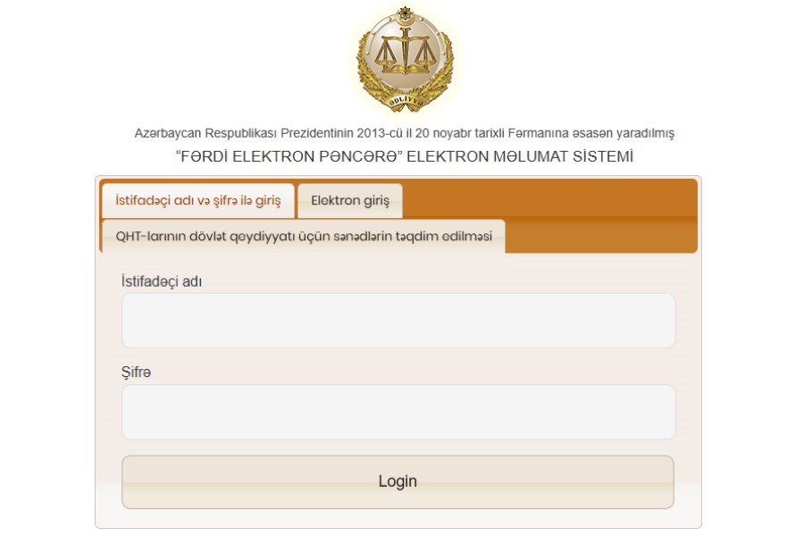 QHT-lər Ədliyyə Nazirliyinin Fərdi Elektron Pəncərə sistemini müsbət qiymətləndiriblər