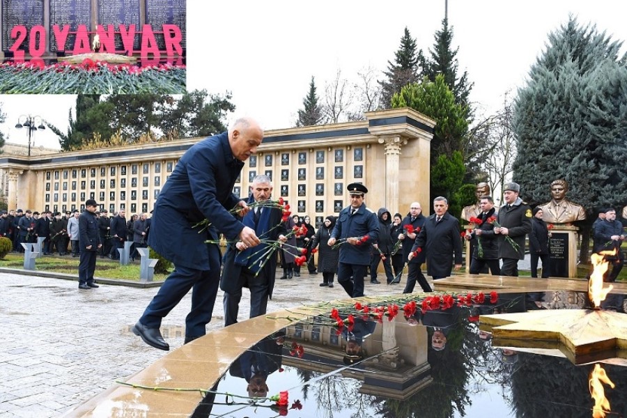 Masallıda 20 Yanvar şəhidlərinin xatirəsi anılıb