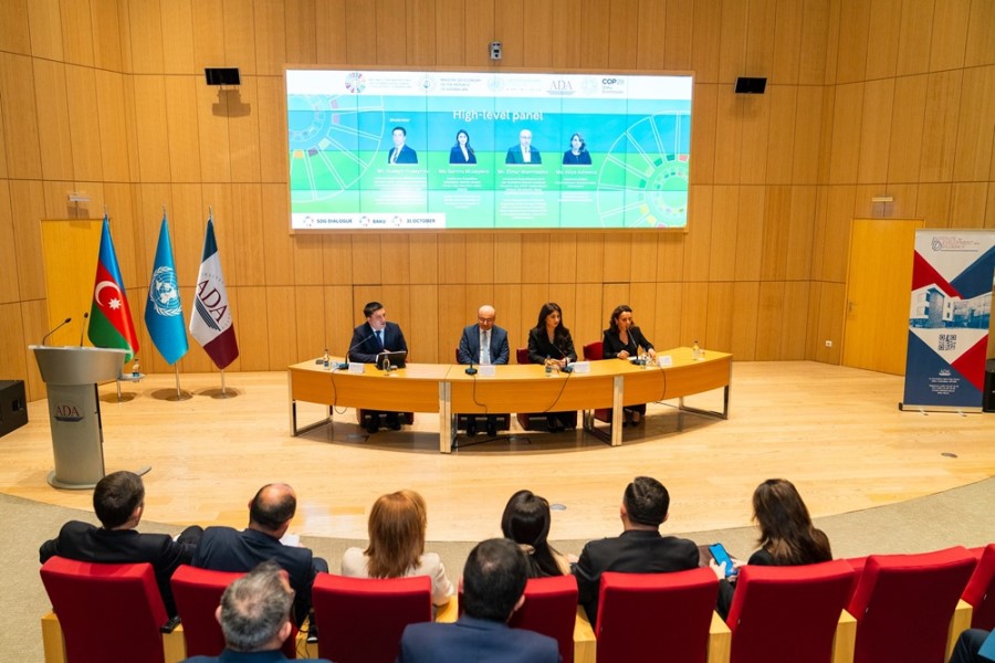 BMT Günü iqlim fəaliyyəti və dayanıqlı inkişaf məqsədləri üzrə dialoqla qeyd olundu - FOTOLAR