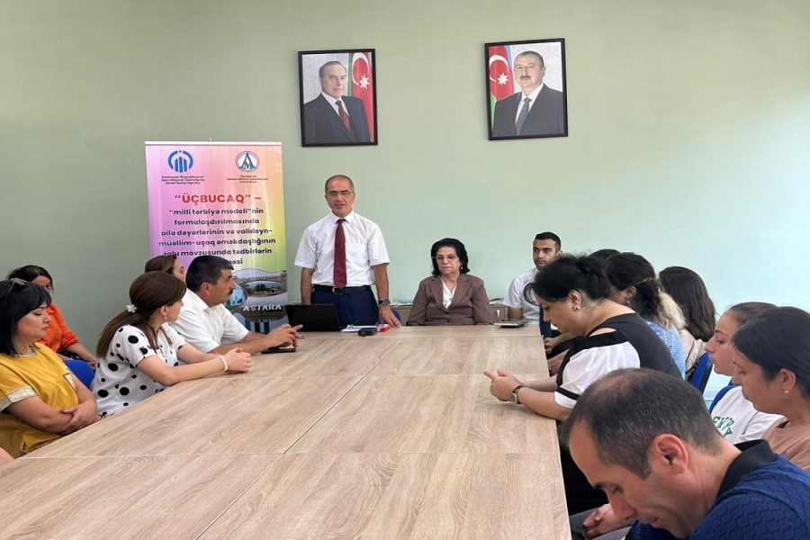 “Üçbucaq” - “milli tərbiyə modeli” adlı tədbir İsmayıllıda keçirilib - FOTOLAR