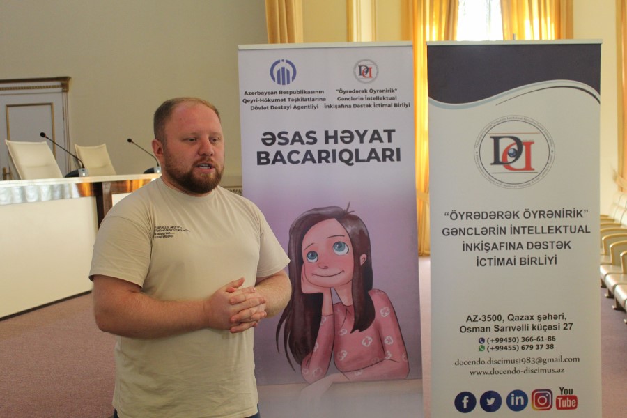 Basic Life Skills layihəsi çərçivəsində ikinci təlim təşkil olunub - FOTOLAR