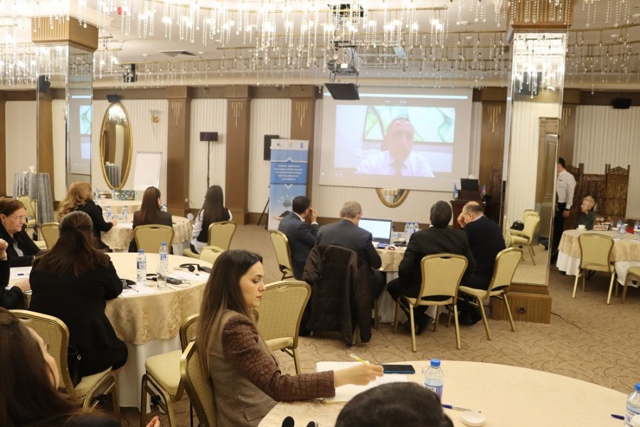 “İqlim dəyişikliyinə milli uyğunlaşma planına dəstək” adlı seminar təşkil olunub - FOTOLAR