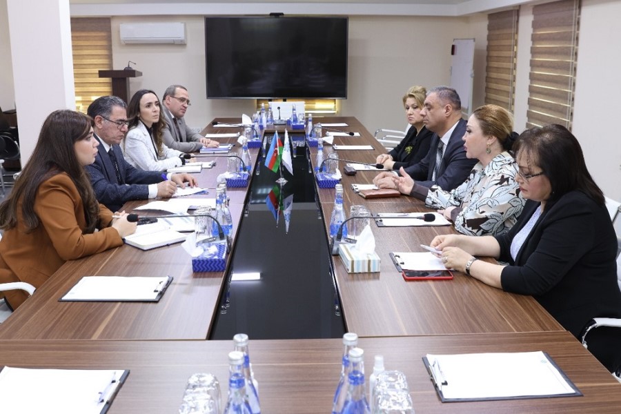 İctimai Şura və Medianın İnkişafı Agentliyi arasında ailə, qadın və uşaq məsələləri üzrə görüş -FOTOLAR