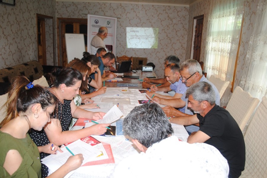 Layihə çərçivəsində növbəti təlim Ağdamın Xındırıstan kəndində keçirilib - FOTOLAR