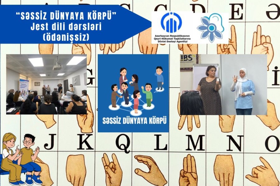 "Səssiz Dünyaya Körpü" layihəsi: Valideynlərə işarət dili təlimləri davam edir - FOTOLAR