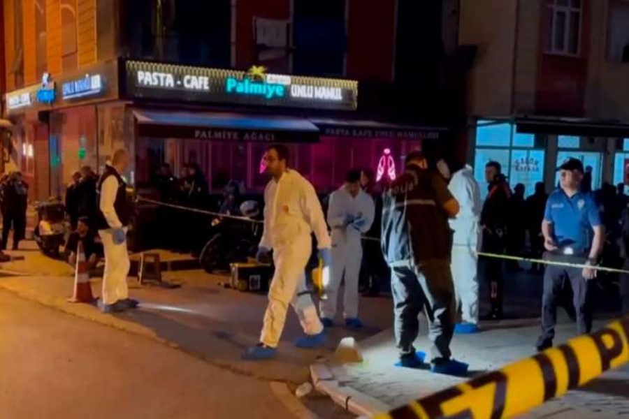 Kafeyə silahlı basqın olub, ölən və yaralılar var - FOTOLAR