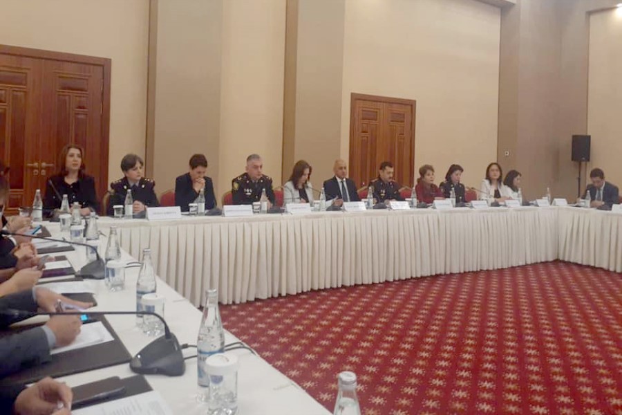 Məişət zorakılığına qarşı mübarizədə polis-vətəndaş cəmiyyəti əməkdaşlığı mövzusunda ictimai dinləmə keçirilib - FOTO