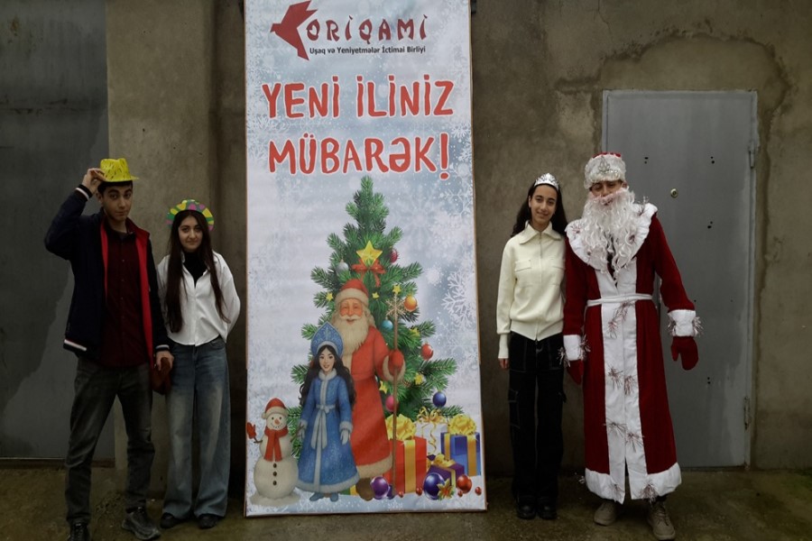 Maştağa qəsəbəsində Yeni İl şənliyi keçirilib - FOTOLAR