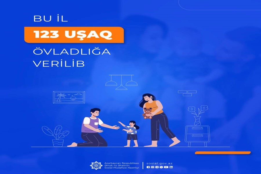 Bu il 123 uşaq övladlığa verilib