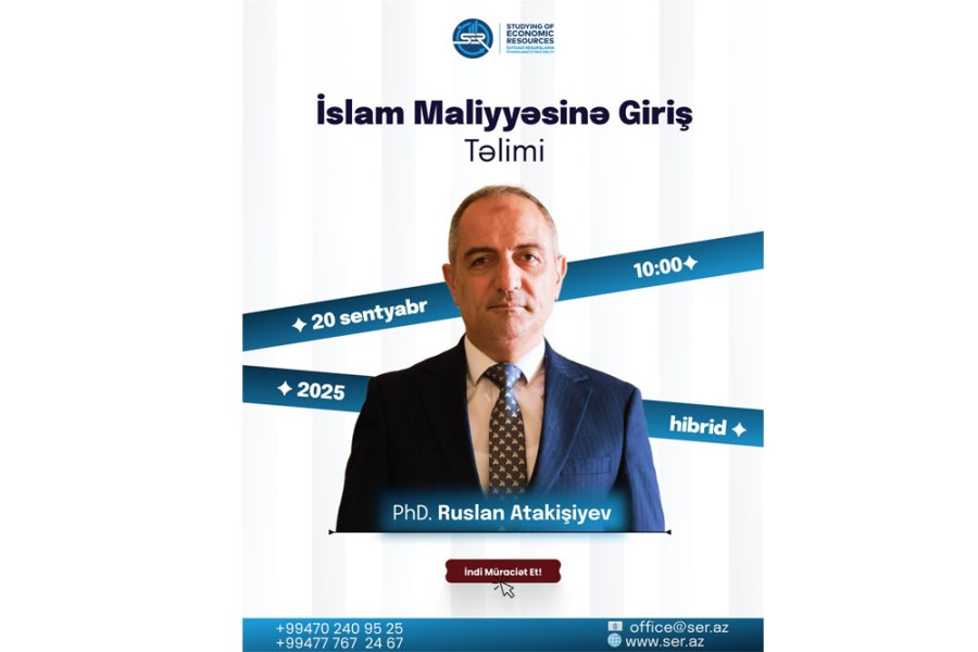 “İslam Maliyyəsinə Giriş” təliminə qeydiyyat başladı