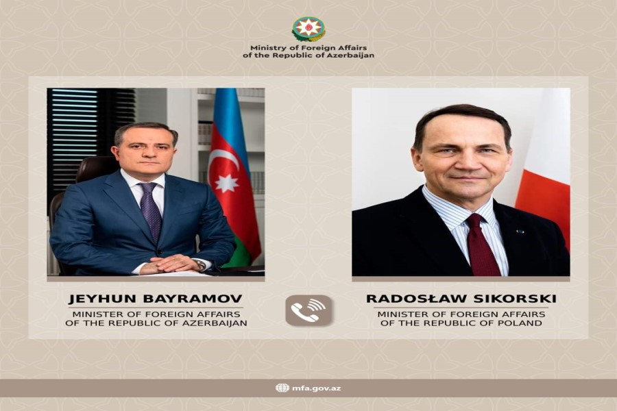 Ceyhun Bayramov Polşanın xarici işlər naziri ilə telefon danışığı edib