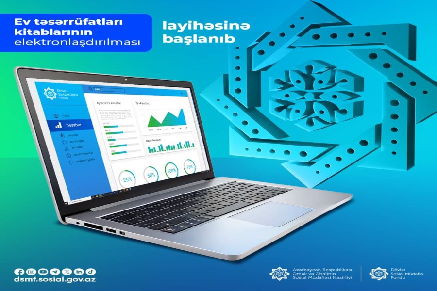“Ev təsərrüfatları kitablarının elektronlaşdırılması” layihəsinə başlanılıb