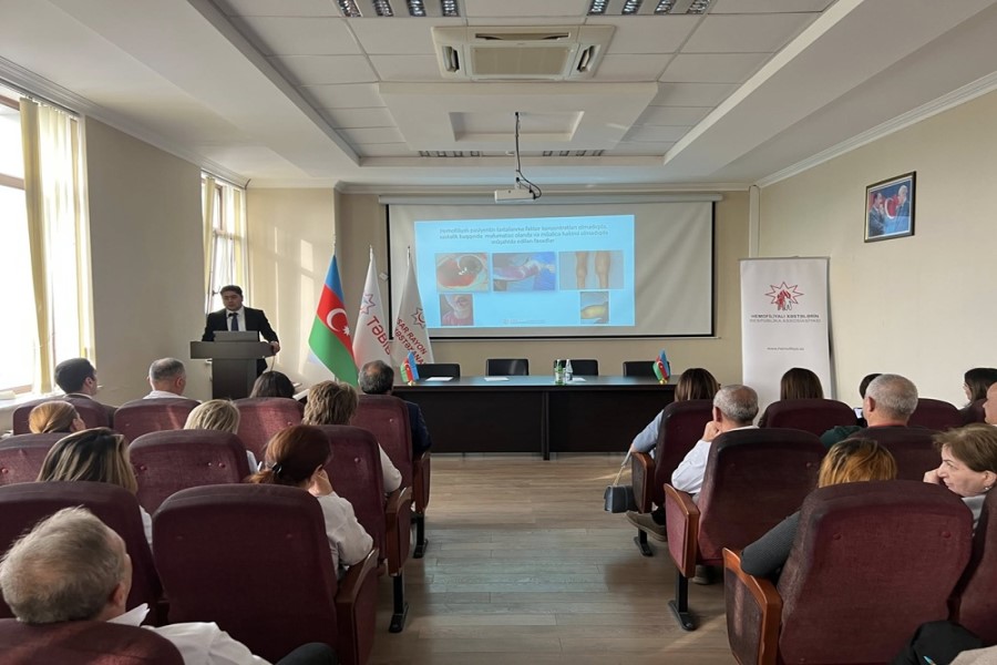 “Hemofiliyanın müalicəsinə dair multidisiplinar yanaşma” mövzusunda elmi seminar keçirilib - FOTOLAR