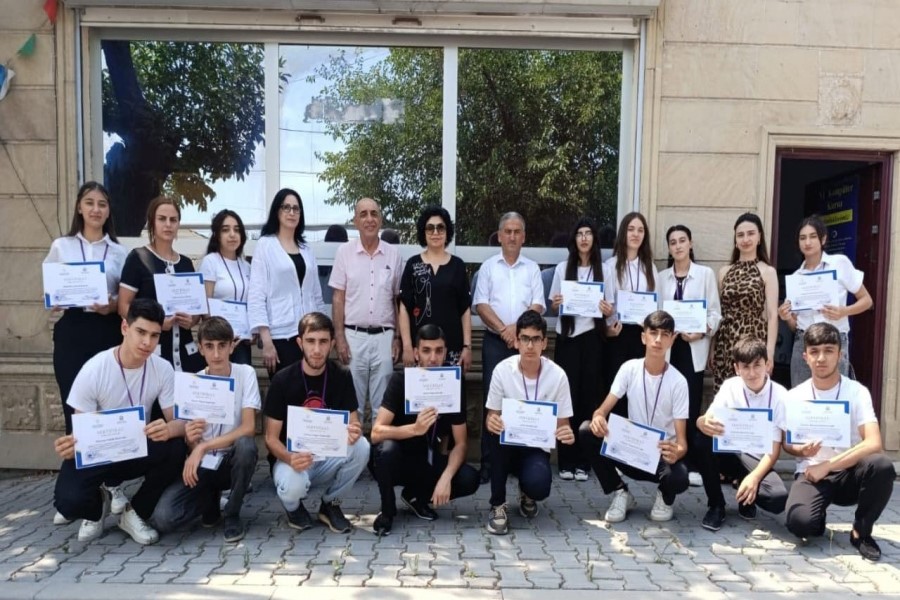 Bərdə və Mingəçevirdə İT təlimləri başa çatdı - FOTOLAR