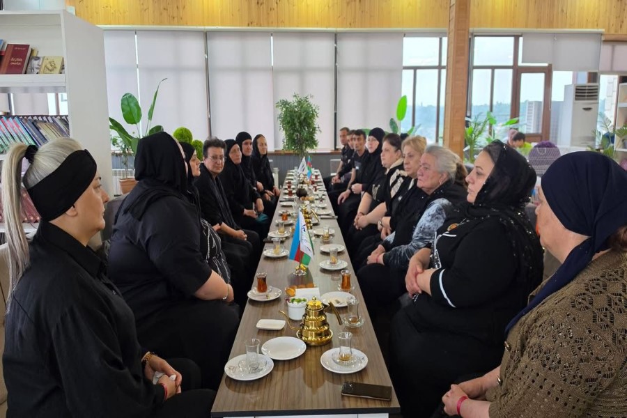 Şəhid ailələri ilə növbəti görüş keçirilib