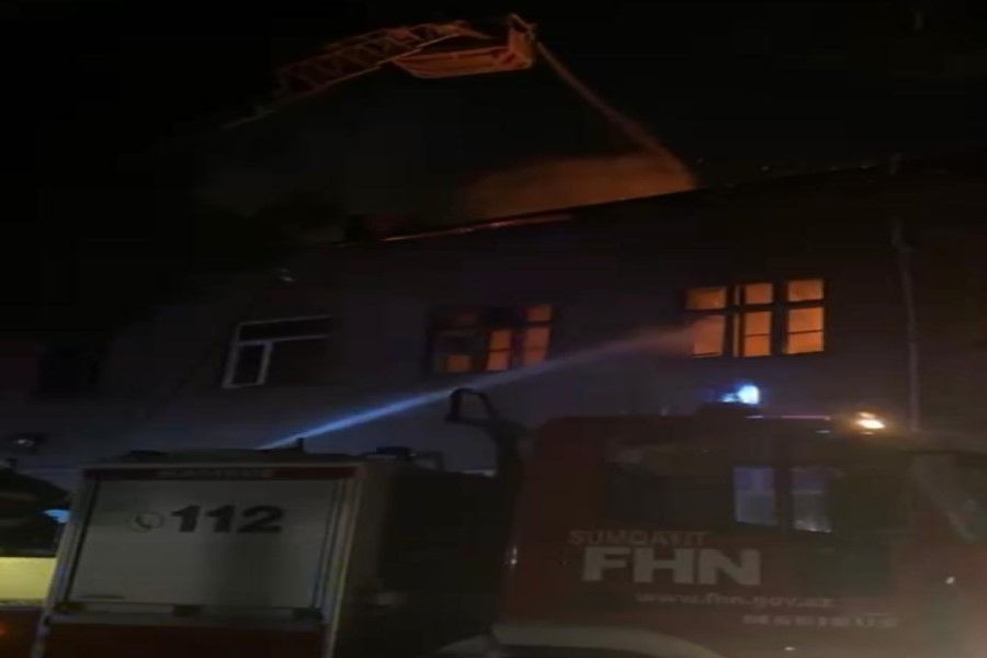 Sumqayıtda yataqxanadakı yanğında xəsarət alanlar evə buraxılıblar