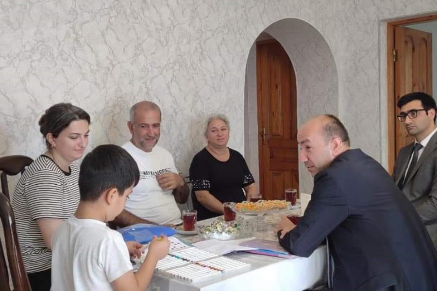 Şəhid ailələri ziyarət edilib