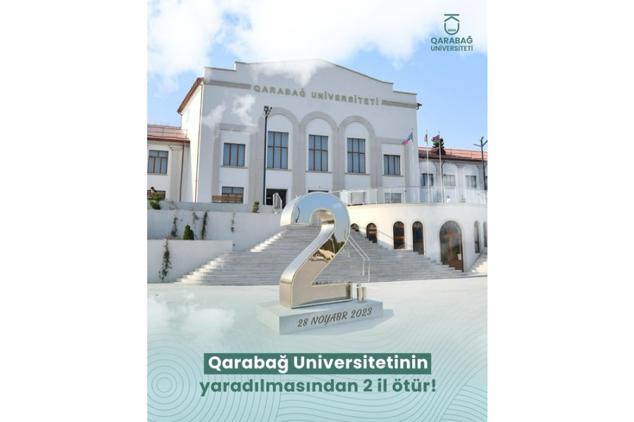 BSU -nun rektoru Qarabağ Universitetinin yaradılmasının 2-ci ili münasibətilə təbrik ünvanlayıb