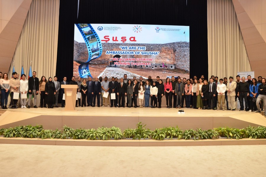 “Biz Şuşanın səfiriyik” sənədli filmi ictimaiyyətə təqdim olunub - FOTO