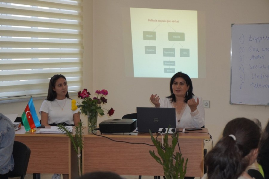 “Bullinqə birlikdə “Son” deyək!” layihəsinin üçüncü təlimi keçirilib - FOTOLAR