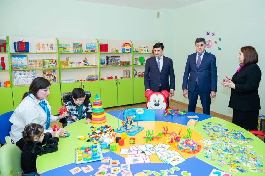 18 yaşınadək əlilliyi olan şəxslər üçün yeni günərzi qayğı mərkəzi açılıb