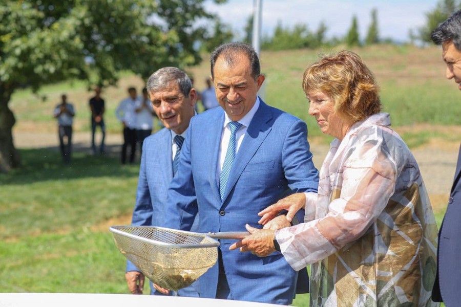 Dostluq parkının açılışı olub