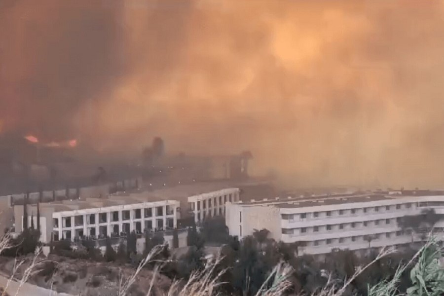 Kurort adası meşə yanğınlarına məruz qalıb