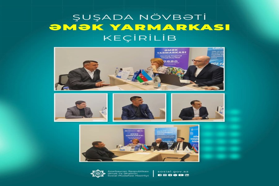 Şuşada növbəti əmək yarmarkası keçirilib