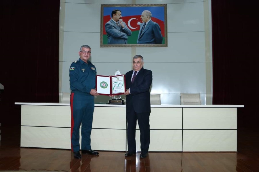 Ehtiyatda olan sərhədçi polkovnikə yubiley tədbiri keçirilib