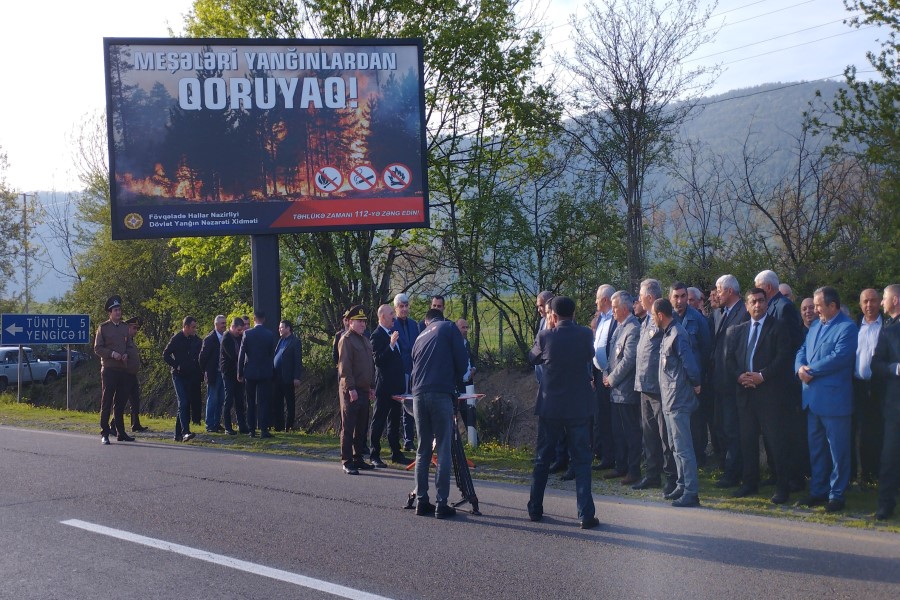 FHN-in Dövlət Yanğın Nəzarəti Xidməti tərəfindən müasir üslublu maarifləndirici bilbordlar quraşdırılıb