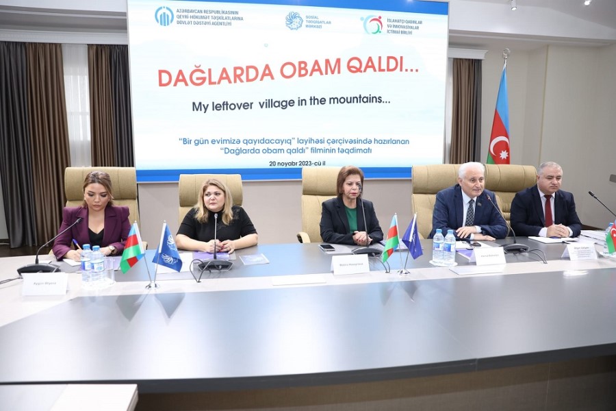 "Dağlarda obam qaldı" filmi ictimaiyyətə təqdim olunub - FOTOLAR