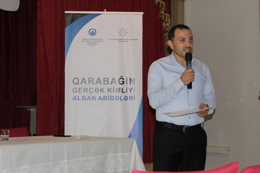 "Qarabağın gerçək kimliyi: Alban abidələri" layihəsinin icrası davam edir - FOTOLAR