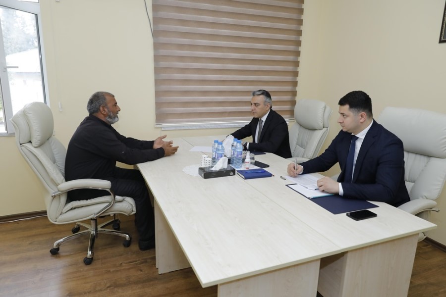 Nazir müavini Vüsal Nəsirli Saatlı rayonunda vətəndaşları qəbul edib - FOTOLAR