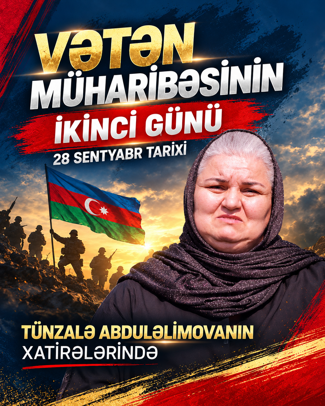 Vətən müharibəsinin ikinci günü – 28 sentyabr Tünzalə Abduləlimovanın xatirələrində